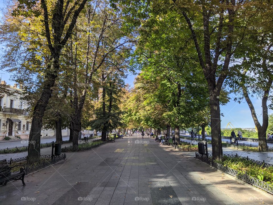 Odessa, Primorsky Boulevard. Ukraine.