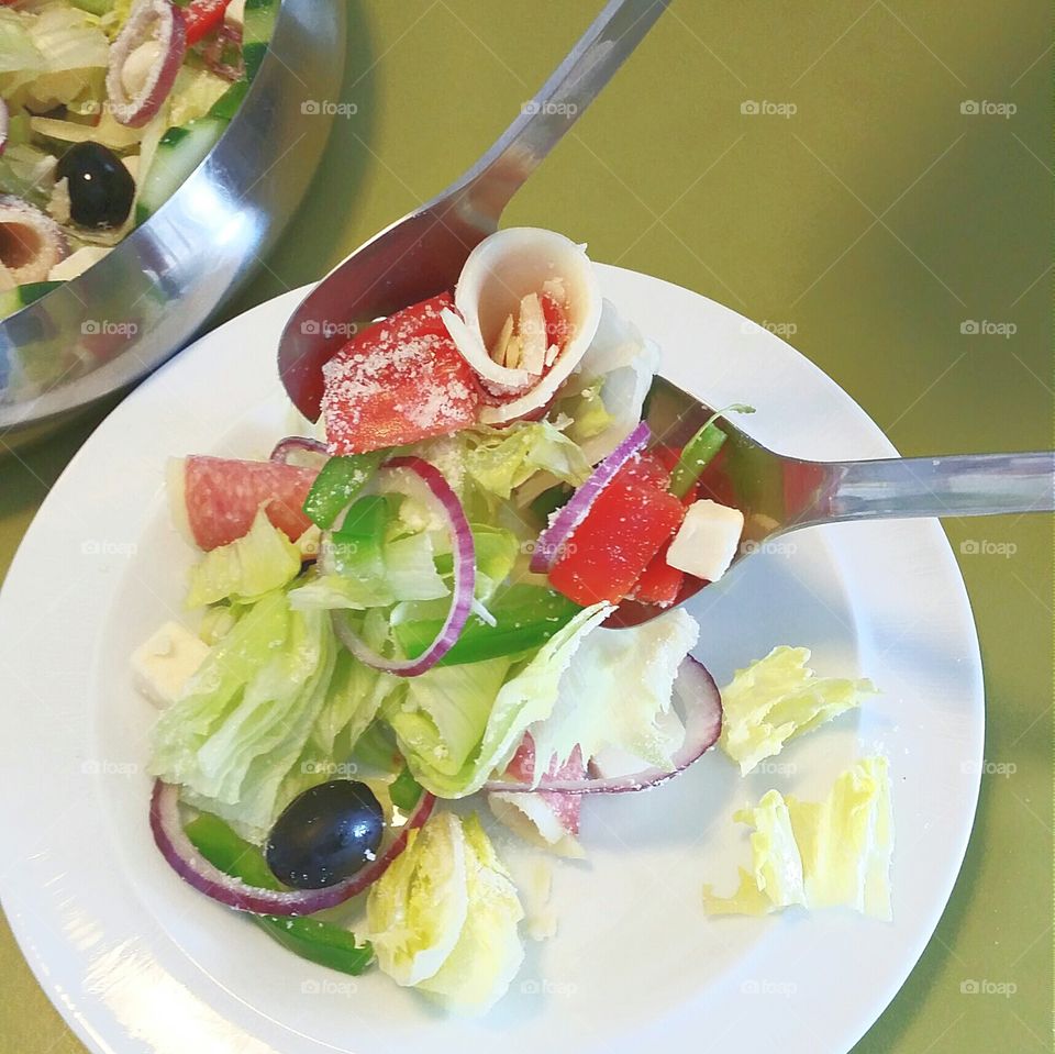 tossed salad. tossed salad