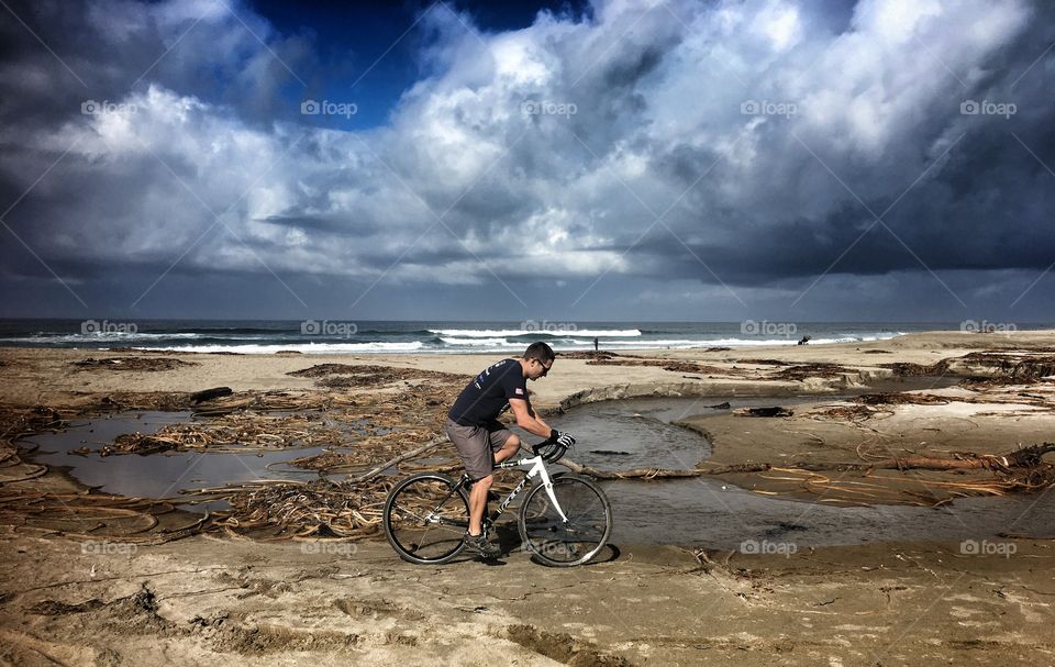 Sand can’t stop him