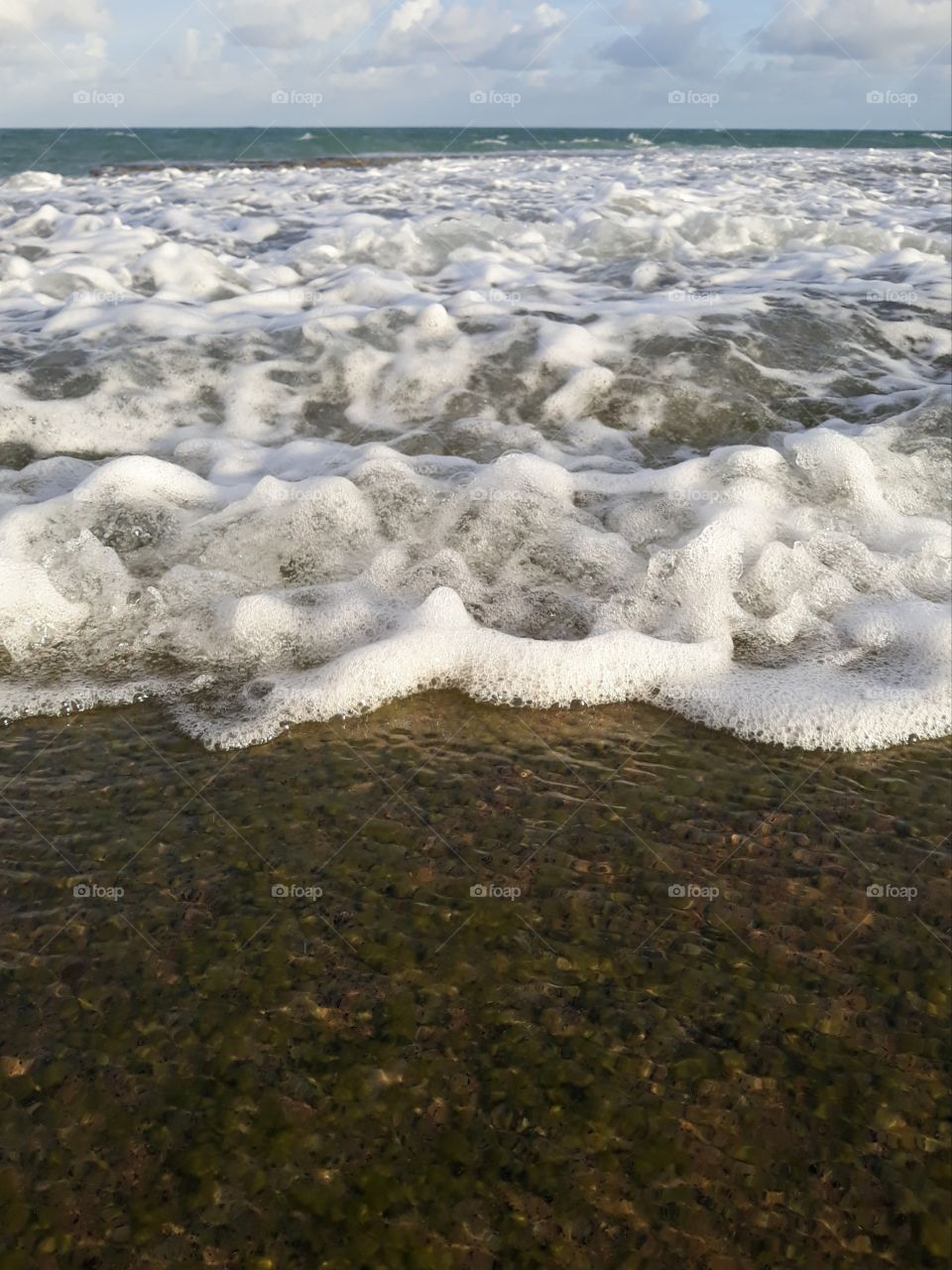 waves on a brazilian beach