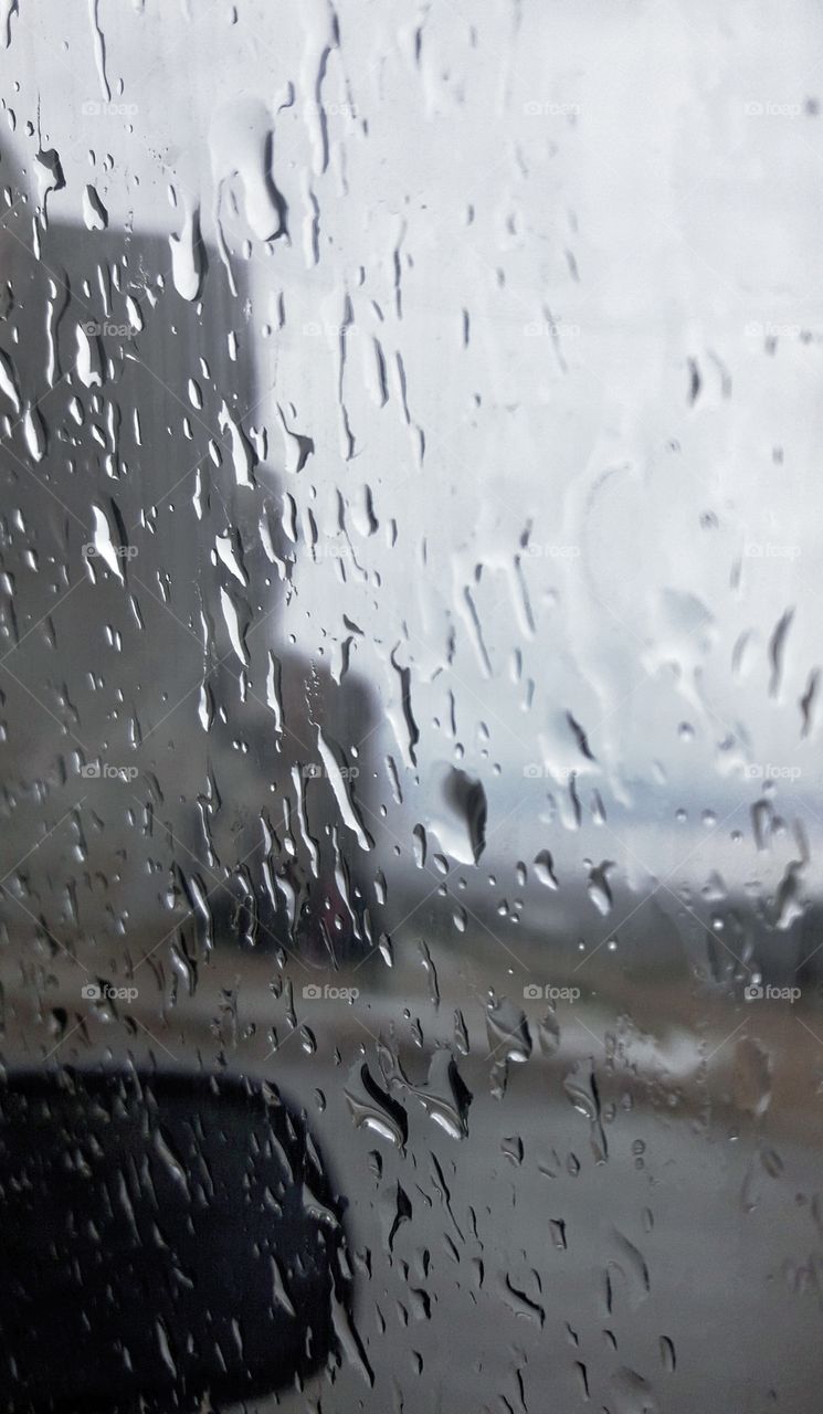 rain from the window