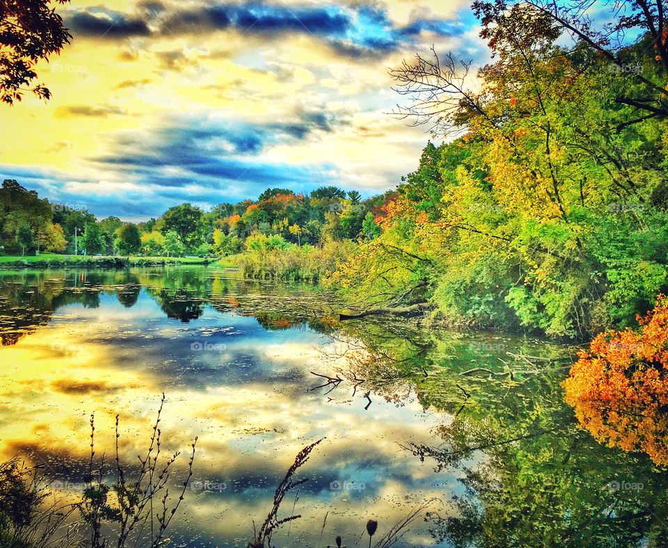 Cloudy Autumn morning 