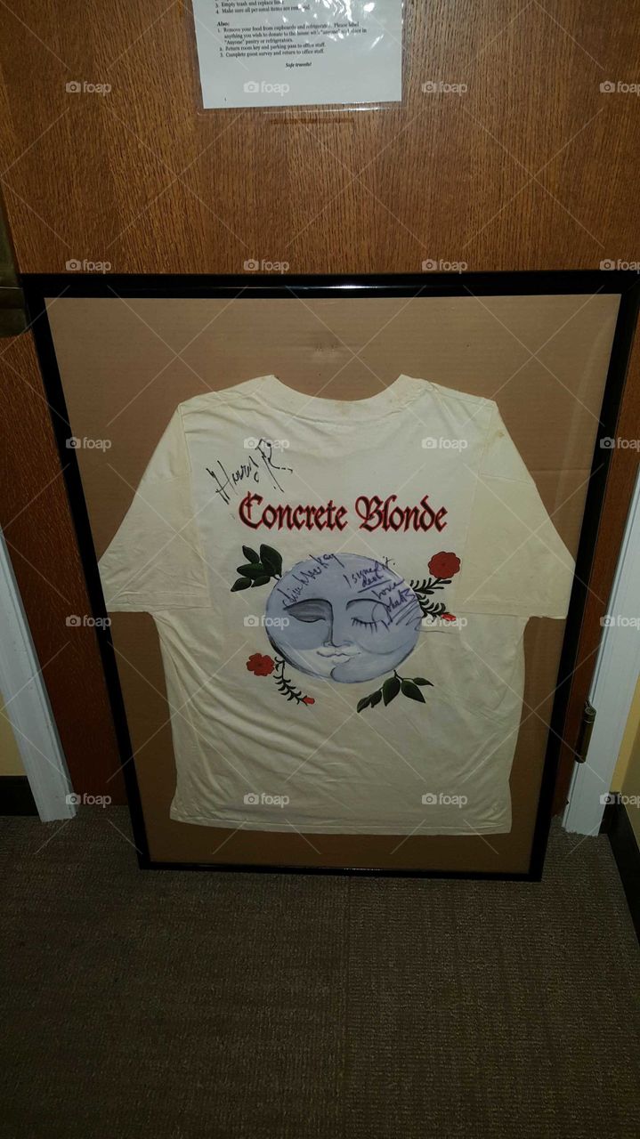 Was lucky enough to score this on their last official tour. Small venue and the atmosphere felt like it went on for miles. Johnette was brilliant. Harry was spot on. And Jim was Jim, strumming like he was alone by himself in the comfort of his living room. Concrete Blonde will live on in our hearts forever.