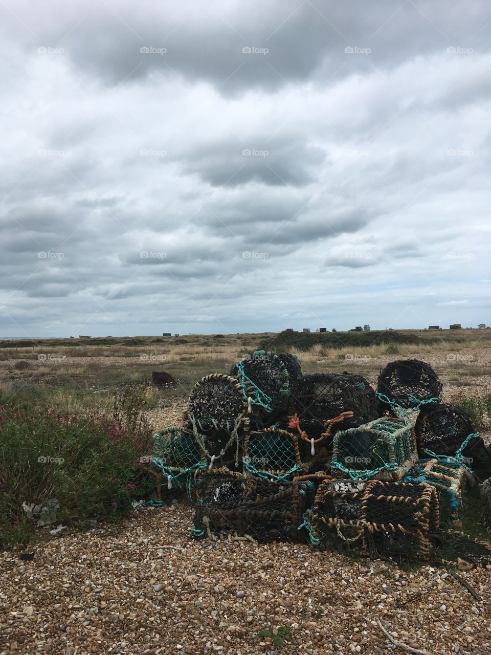Fishing nets at Dungeness