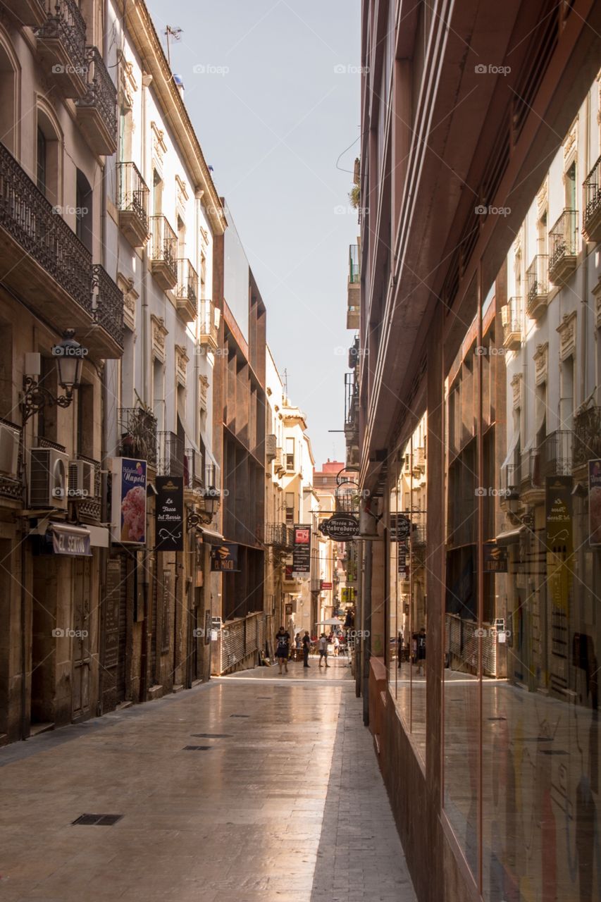 Walking in the streets of Spain