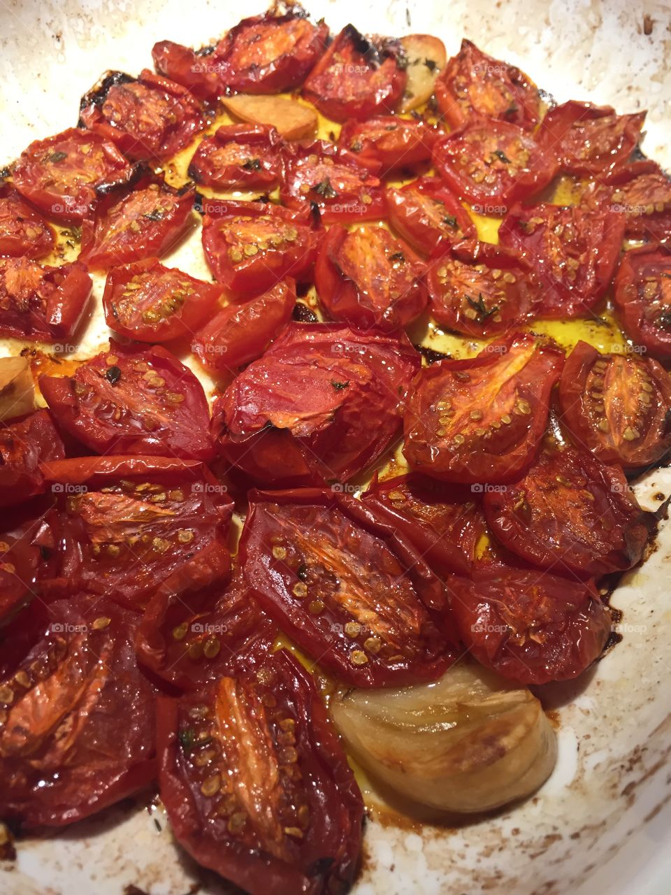 Roasted Home grown Tomatoes 
