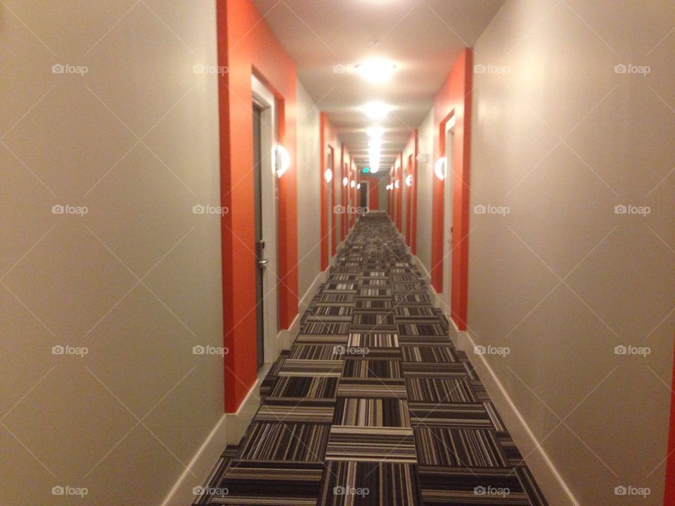 Shining hallway