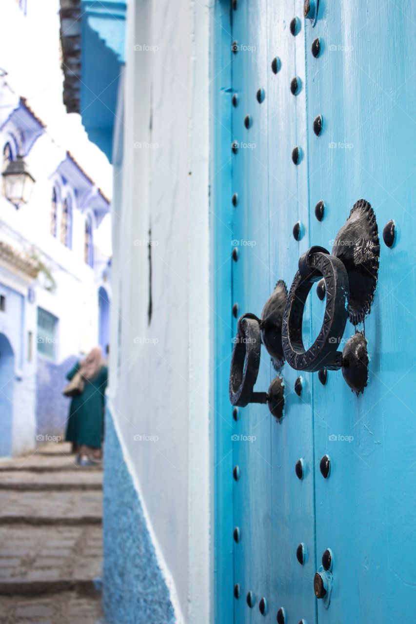 Close-up of door