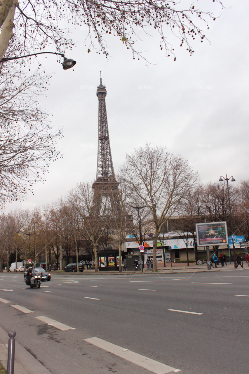 The Eiffel Tower in Paris