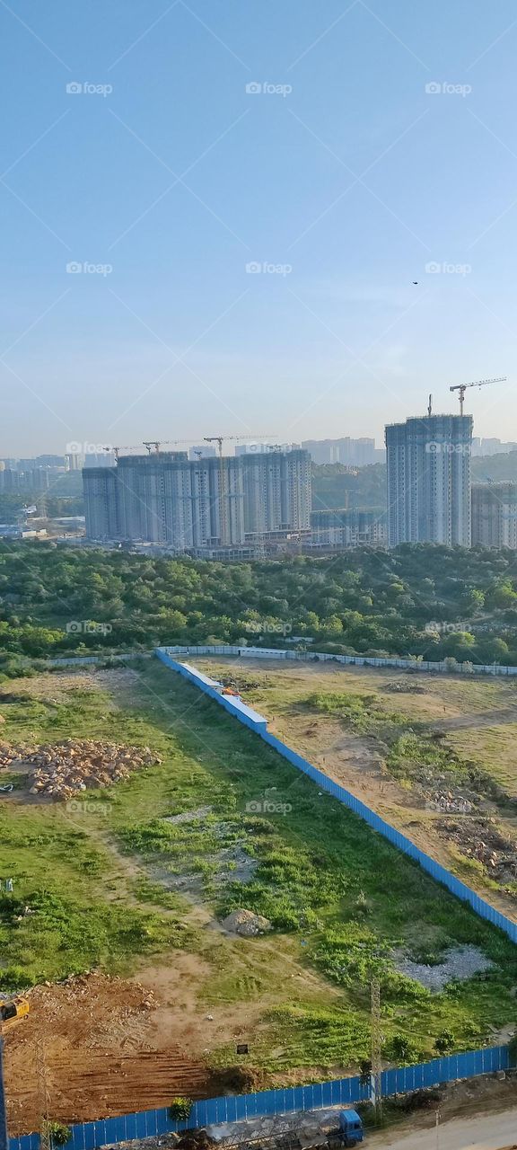 construction and Greenery