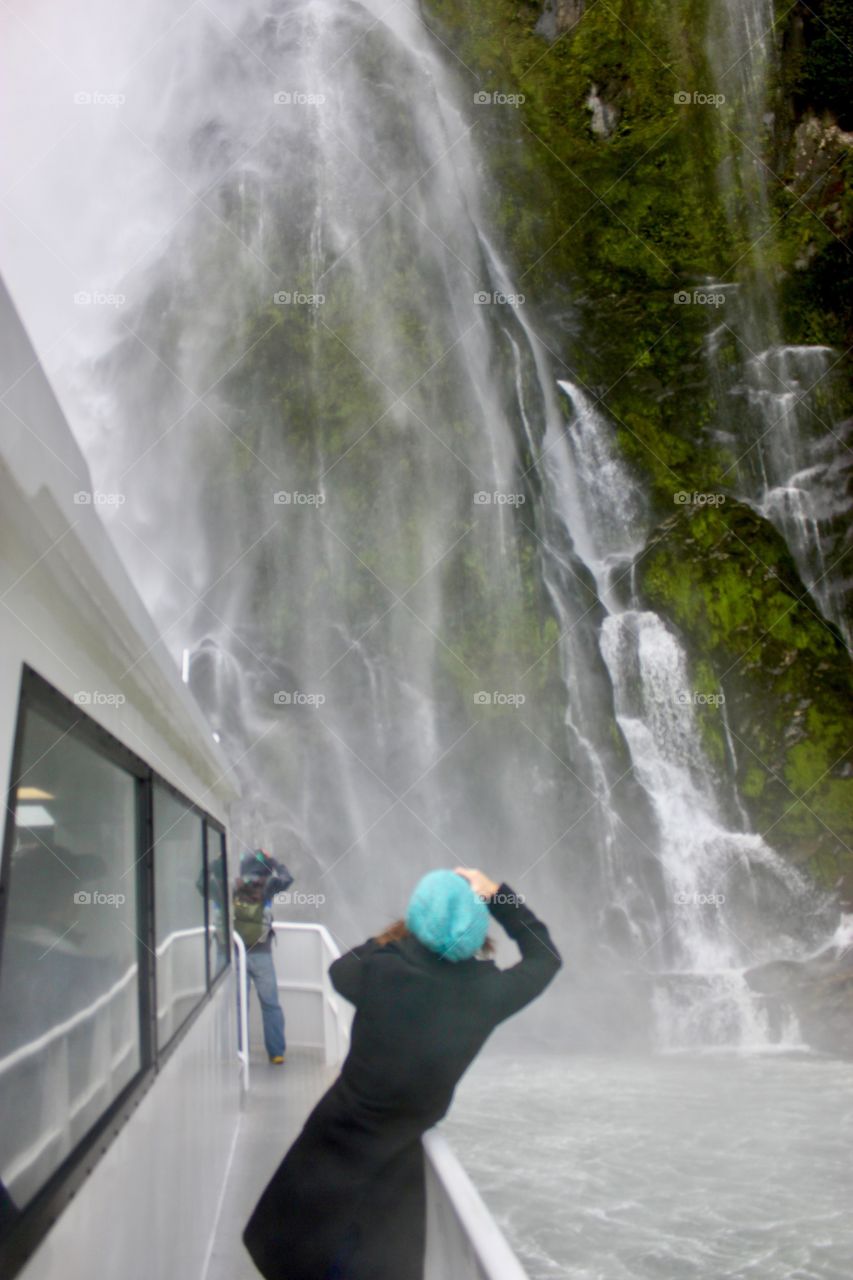 Photographing the falls