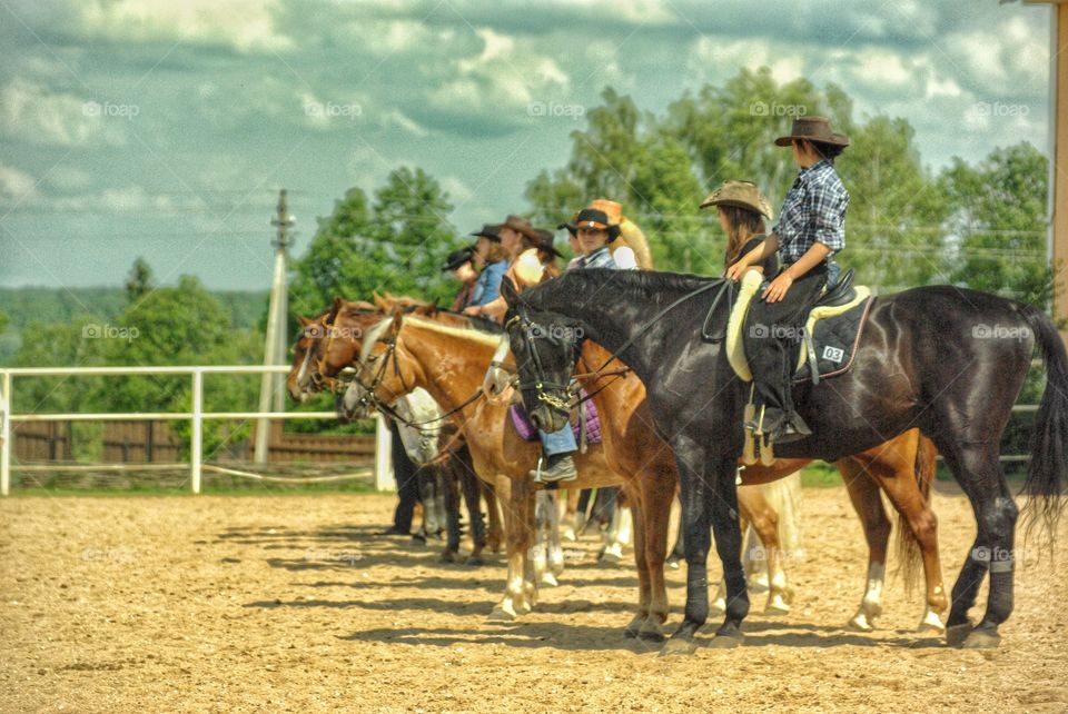 It was interesting to see a cowboy festival in Russia. 