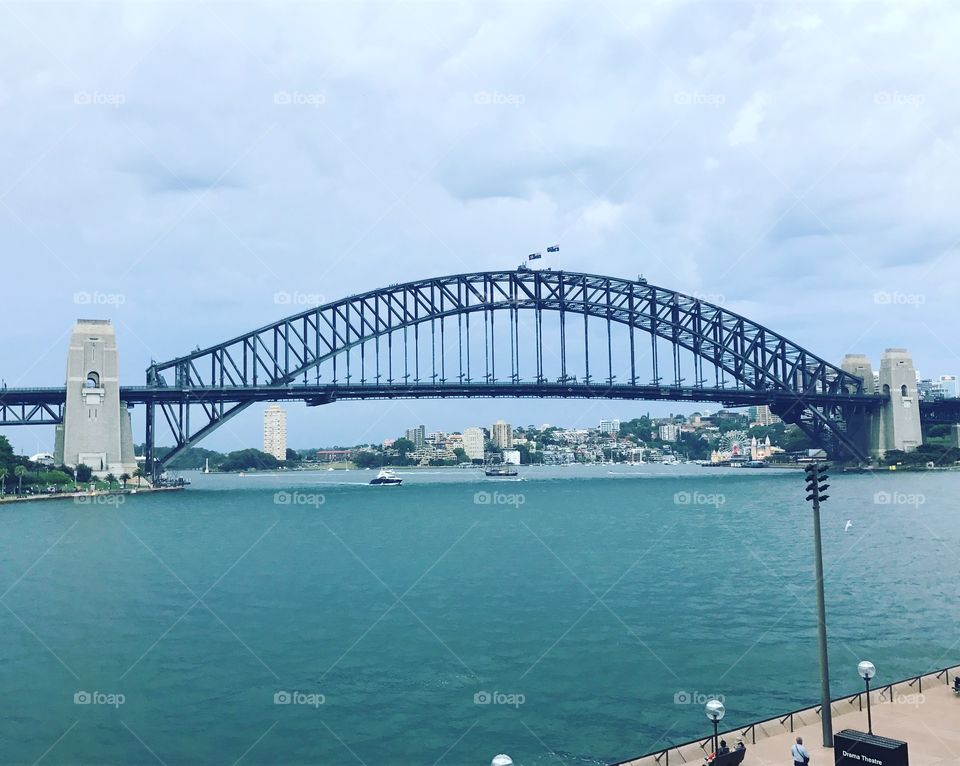 Sydney harbour bridge, Australia, December 2016