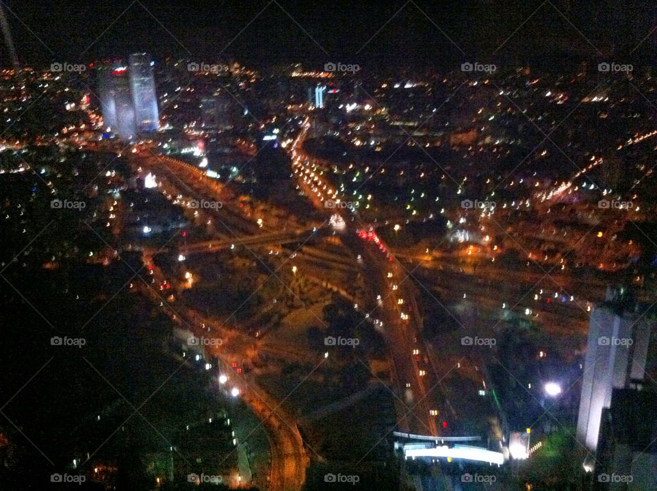 israel tel aviv city light by barkai