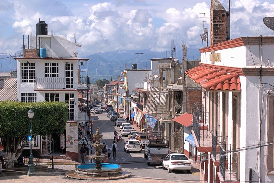 City central of Ixtapan de la Sal, State of Mexico, Mexico.