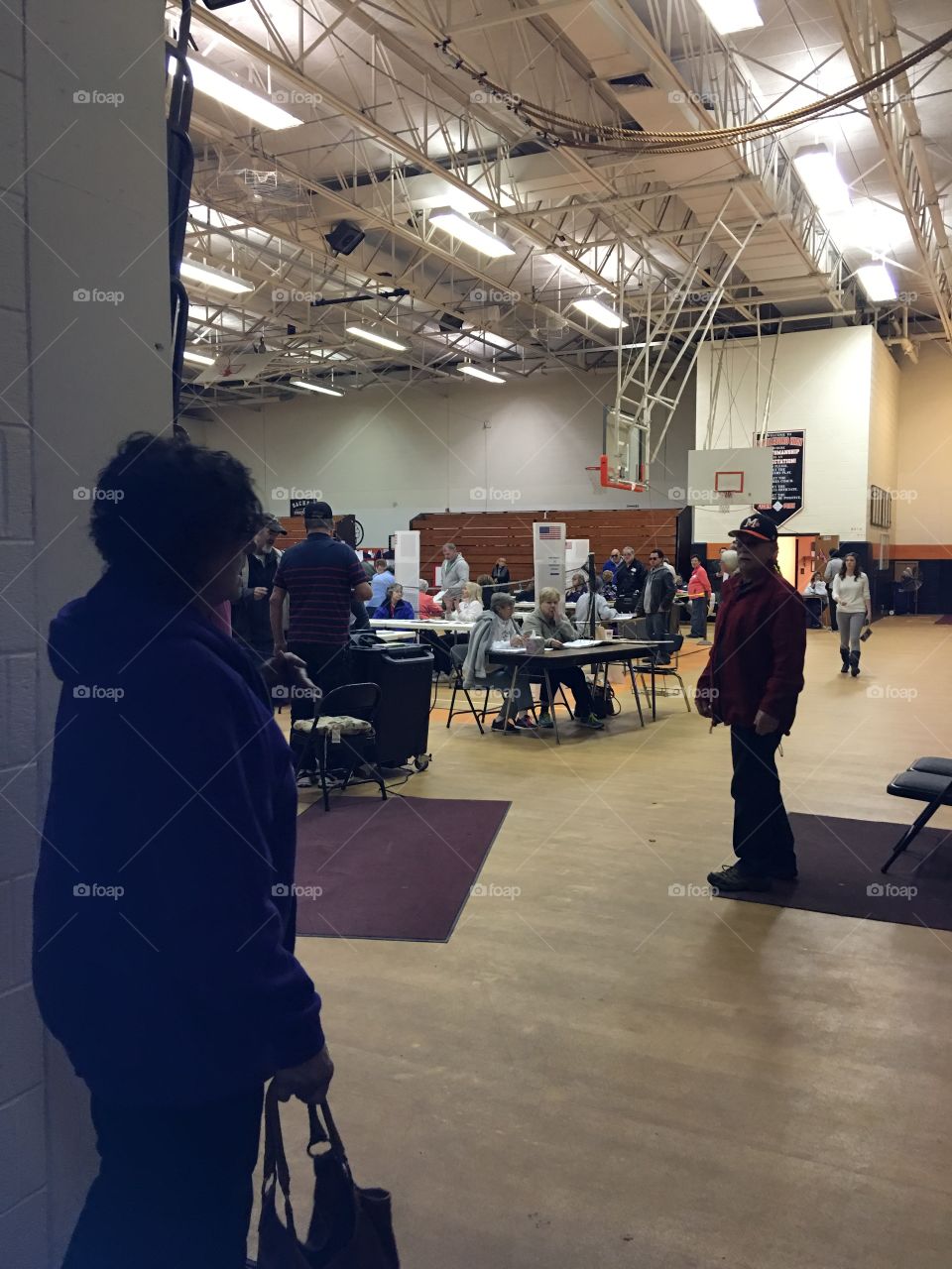 Room we vote in. This is where we go to vote. One of our Freedoms🇺🇸👍