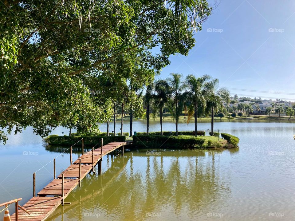 Peaceful afternoon in Jundiaí!  Relaxing on the edge of the small island, admiring nature so generous… / Tarde de paz em Jundiaí! Relaxando à beira da pequena ilha, admirando a natureza tão generosa…