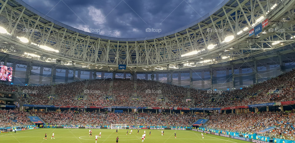 FIFA 2018 match Croatia-Denmark in Nizhny Novgorod