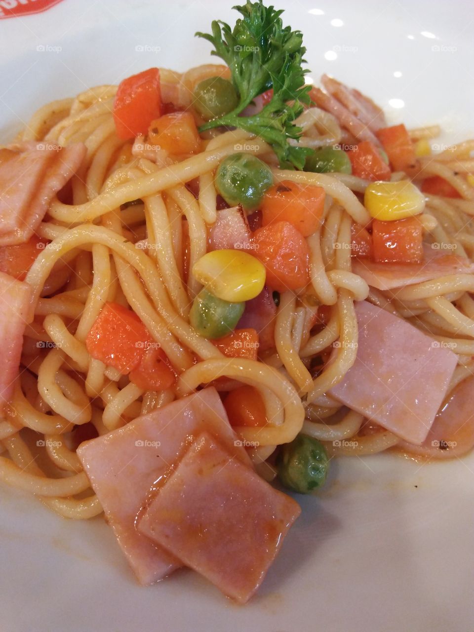 Spaghetti Italian Ham