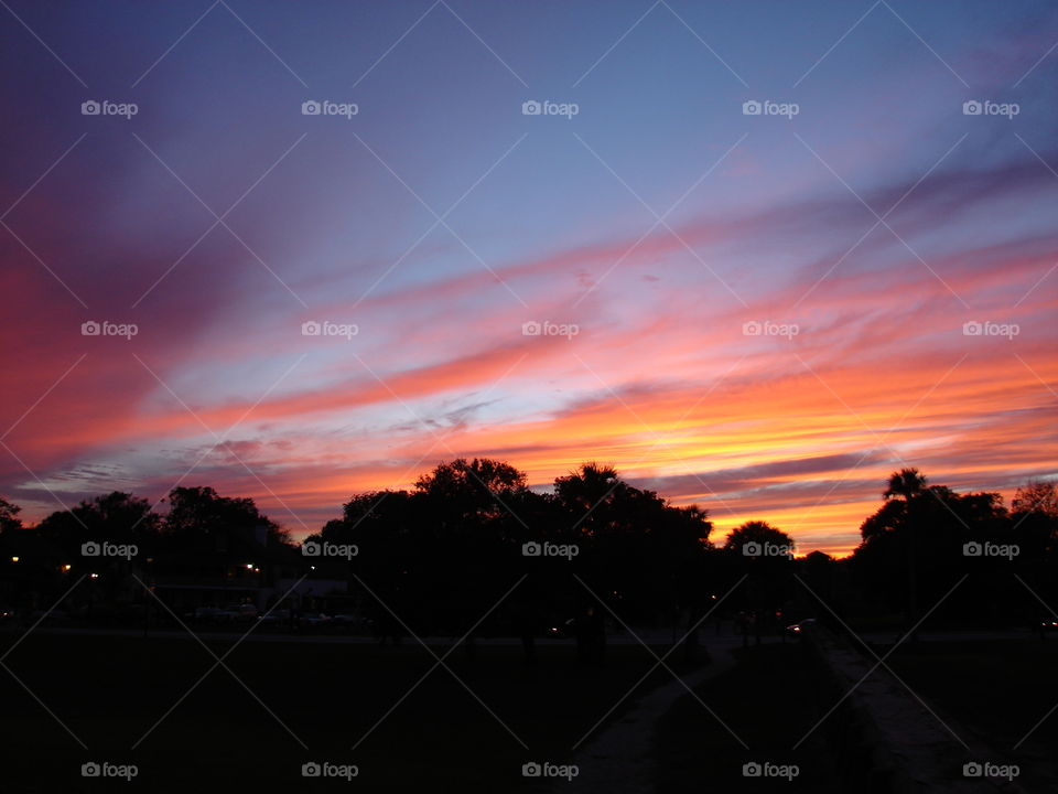 Painted Sky. Florida sunset.