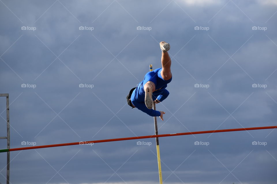 Pole vaulting