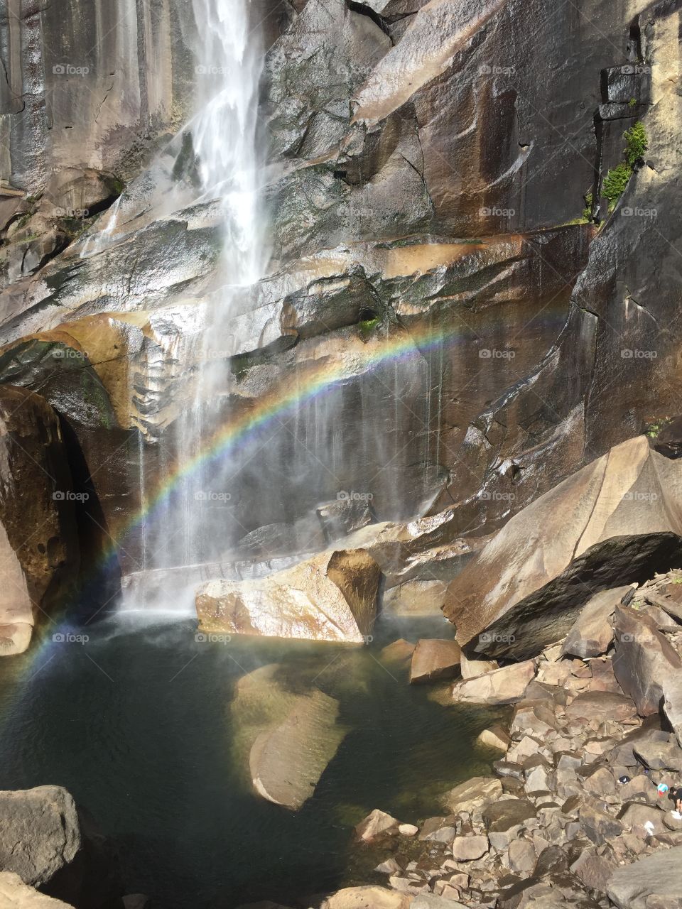 My friends and I picked a random hike in Yosemite and had no idea that we would end up at the most beautiful place ever. We spontaneously cliff dived and even though it was freezing it was one of the best days of my life!