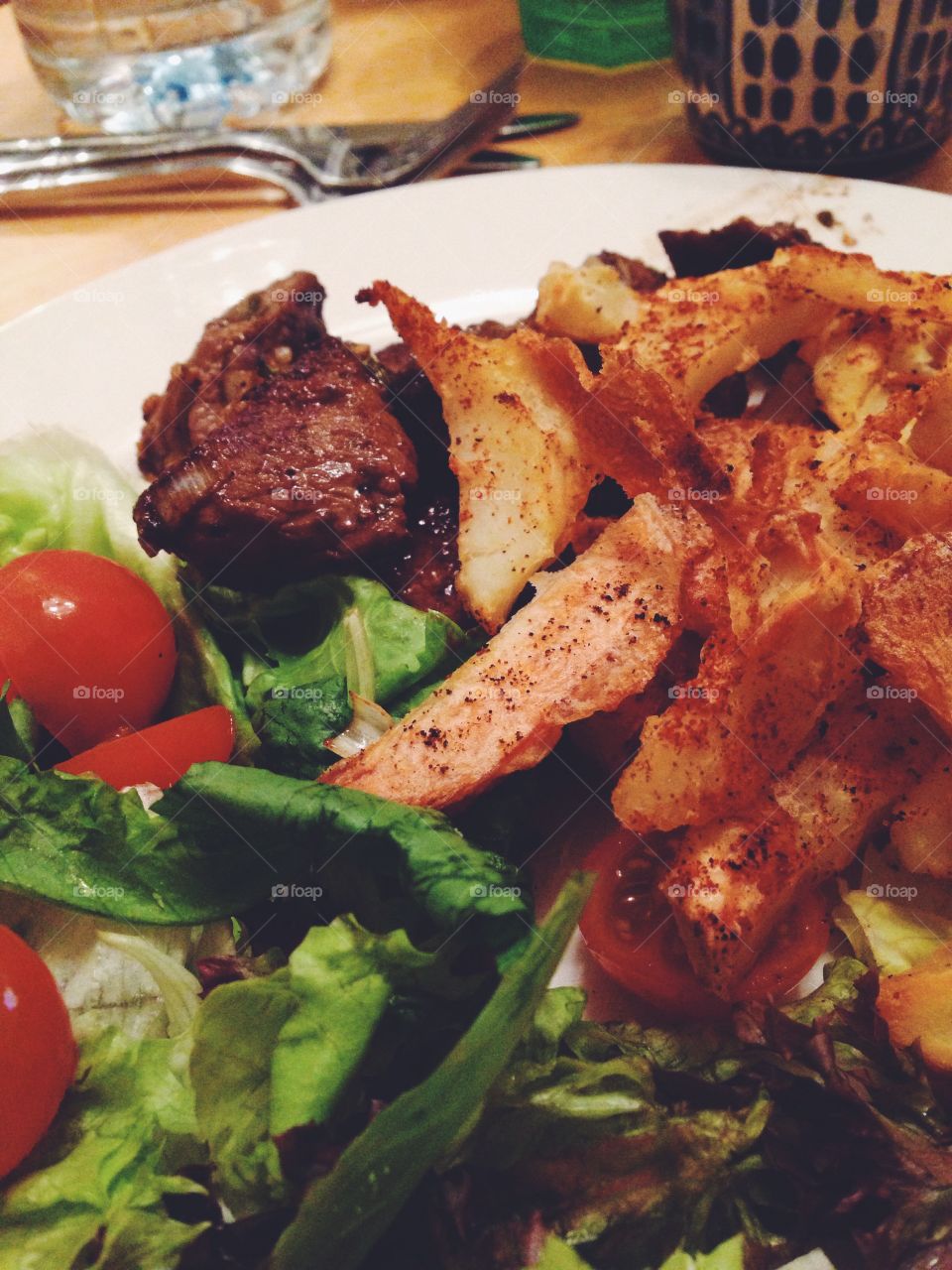 Steak and chips!