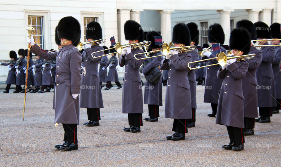Band of Irish Guard at Wellington Barracks