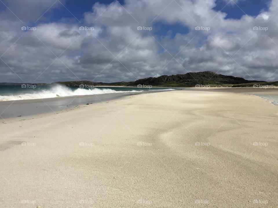 Hebrides coast. 