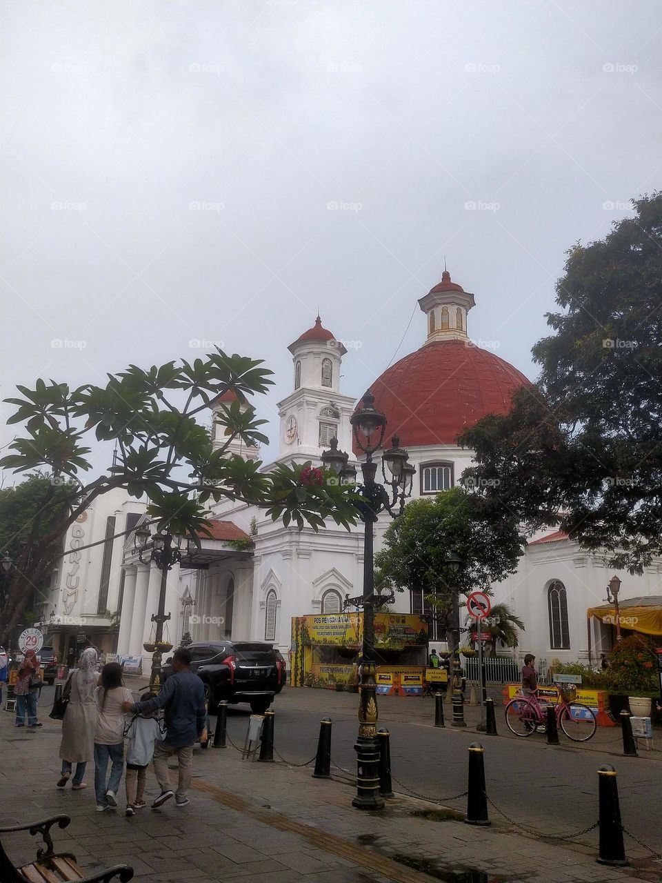 old building with blue sky background