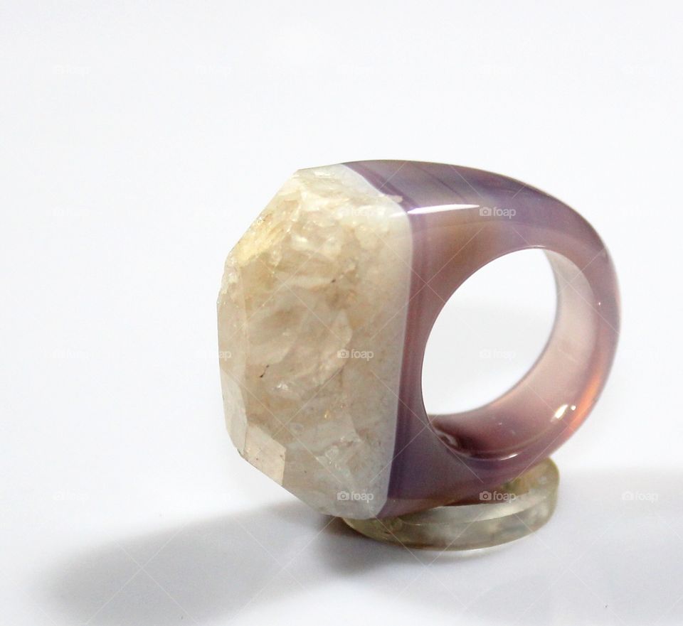 Natural Agate Stone Ring