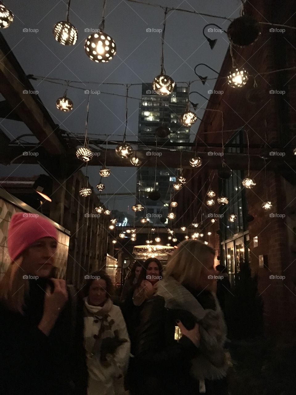 Lights in the Distillery District