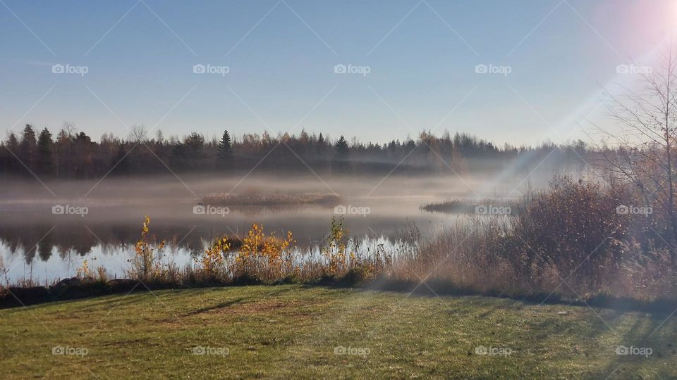 Cold morning in September