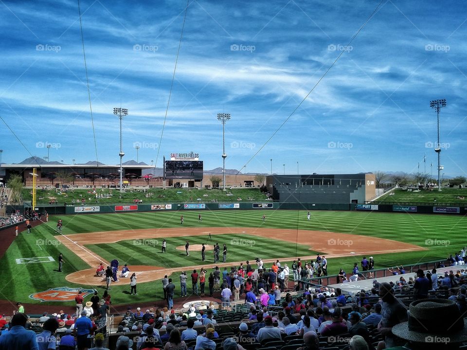 Spring Training baseball