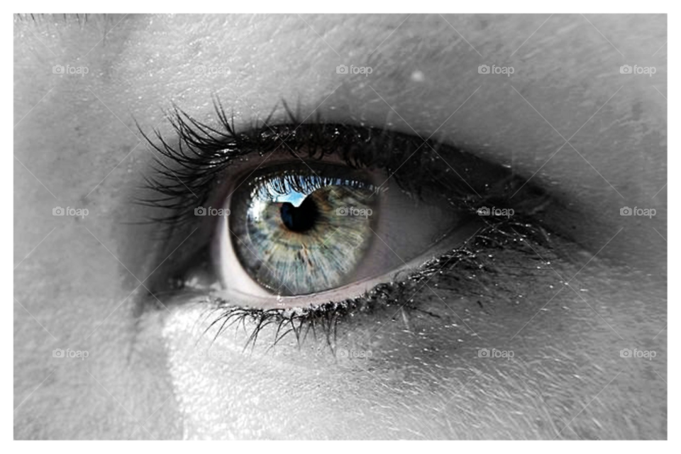 pretty makeup eye reflection by annas46