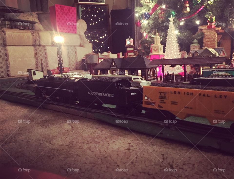 Lionel train christmas