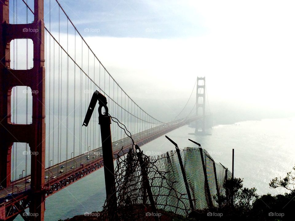 Golden Gate Bridge point of view
