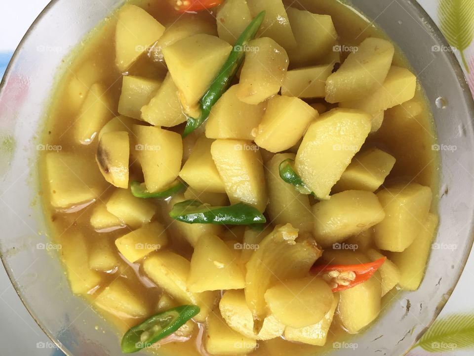 Yam recipe Myanmar Style 