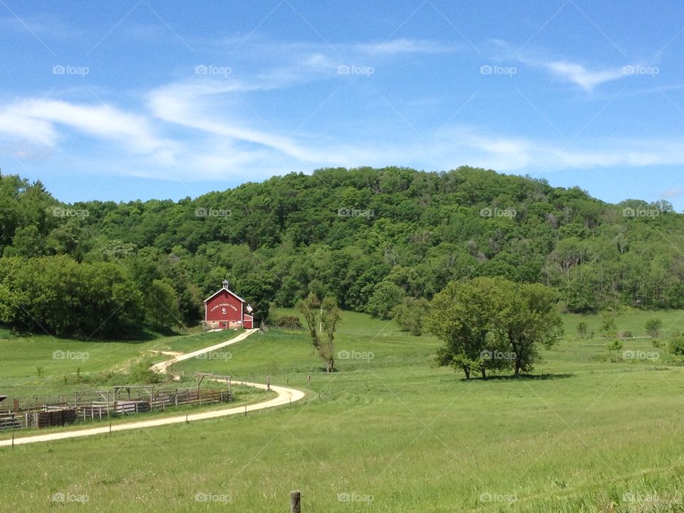 Barn in the valley