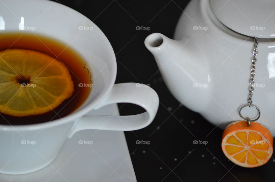 tea in macro