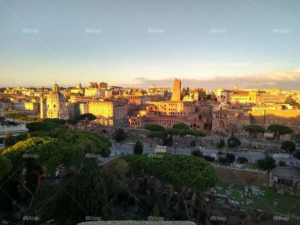 Rome from Campidoglio terrace