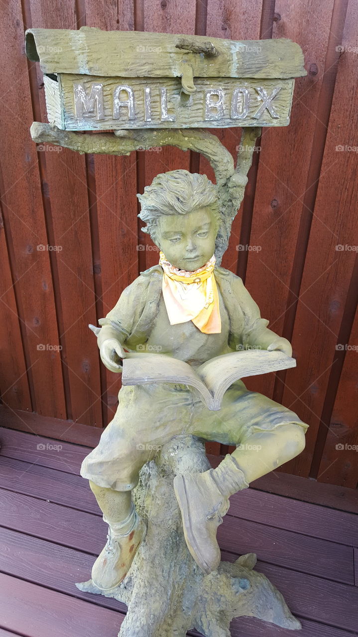 Mailbox Statue