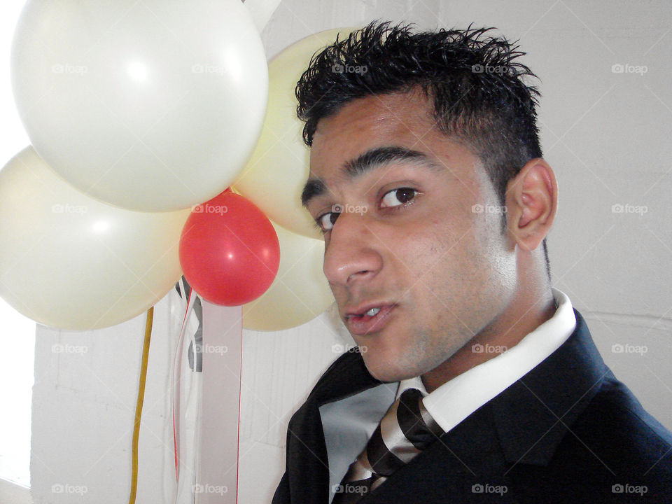 party wedding balloons suit by uzzidaman