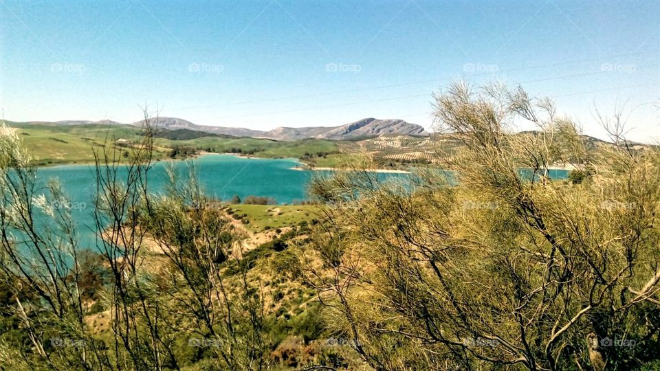 Nature landscape Ardales, Malaga (Spain).