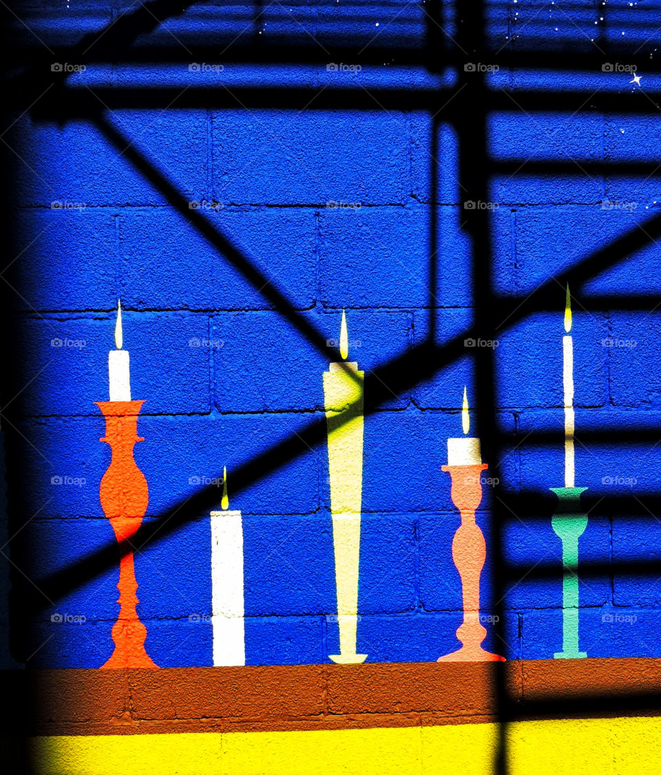 Candle Mural
