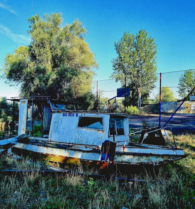 old boat marine