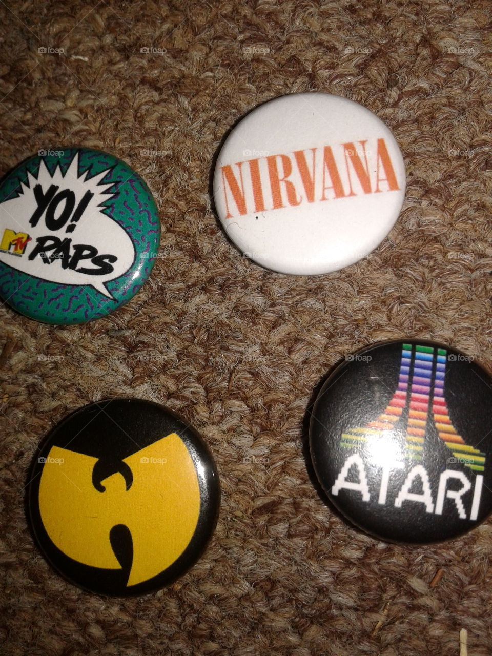 80s & 90s buttons