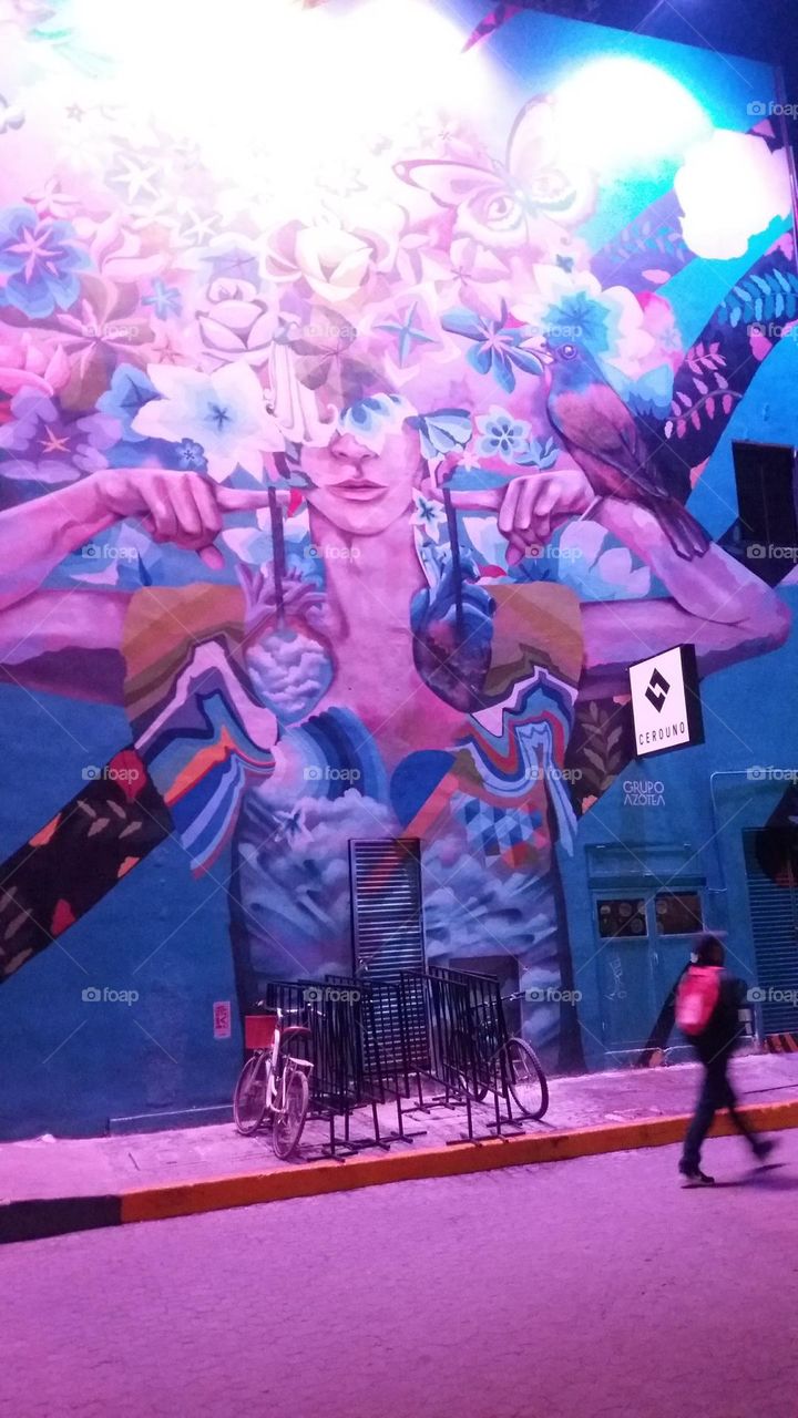 mural callejero en México