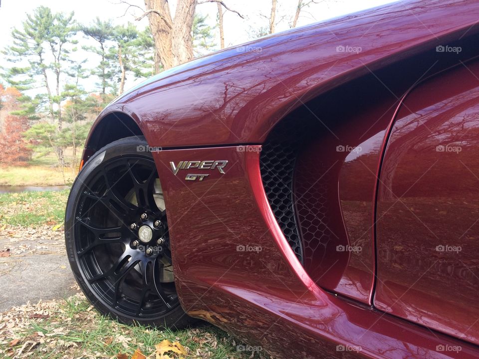 Dodge Viper GT front fenders. 