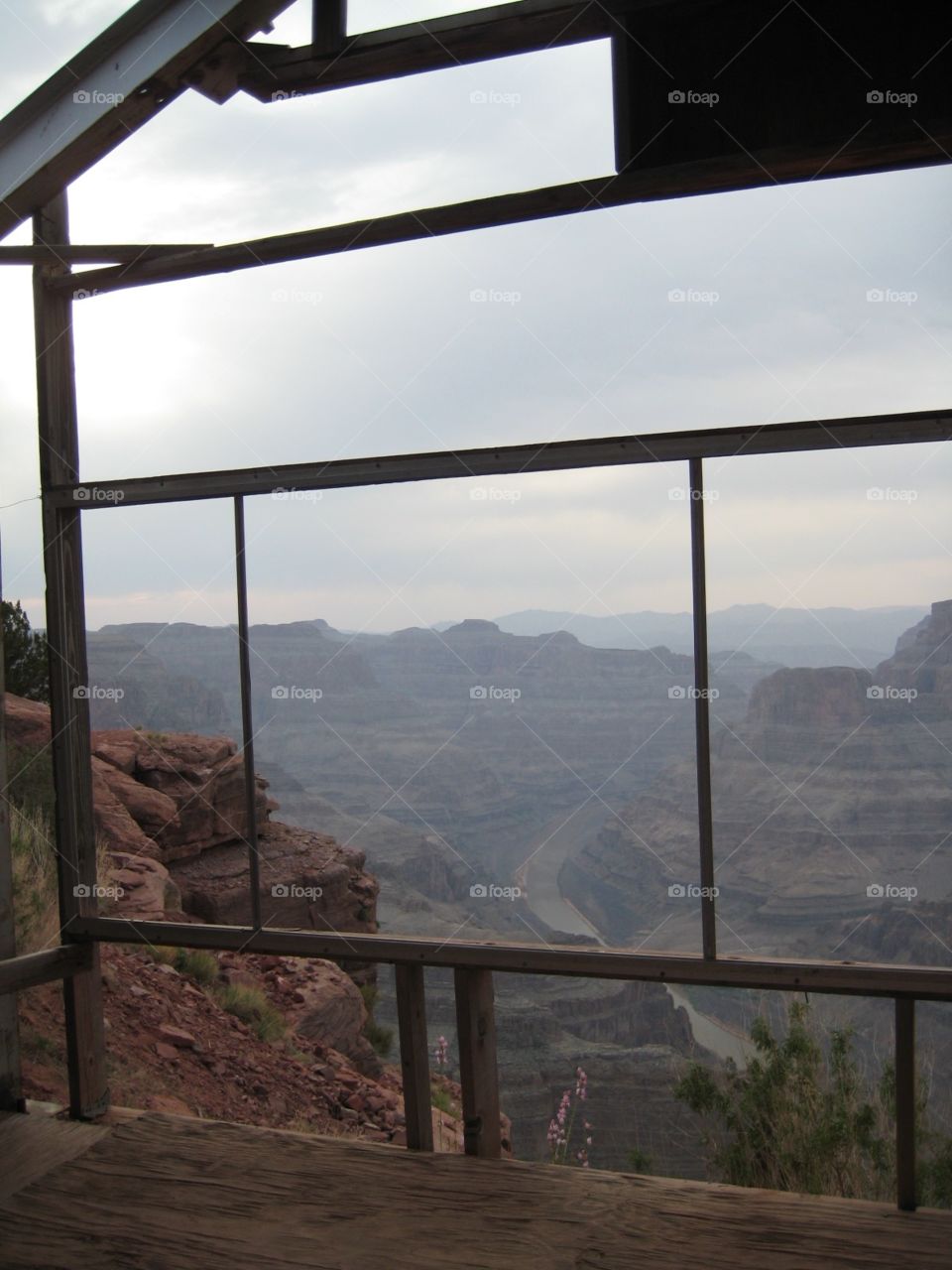 House with Grand Canyon view. House with no walls, only views.